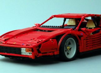 Ferrari Testarossa Lego