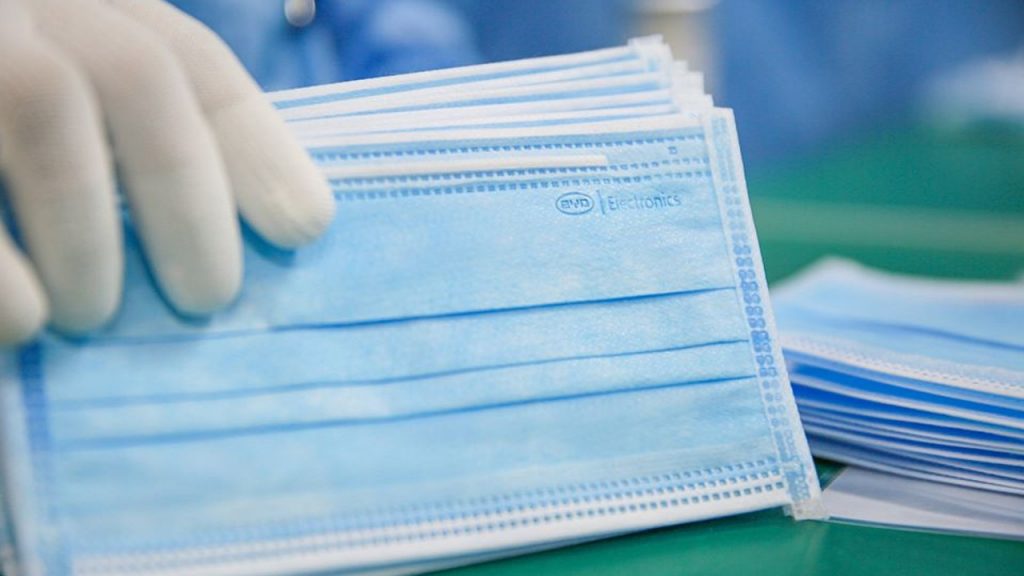 BYD Μάσκες αντί για αυτοκίνητα