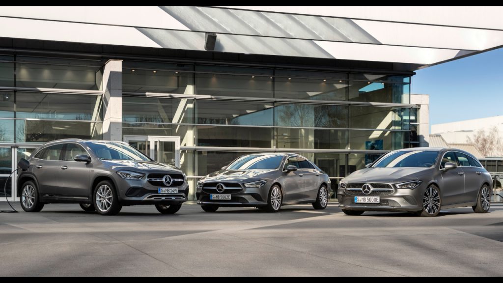 Mercedes EQ power GLA, CLA Shhoting Brake, CLA Coupe