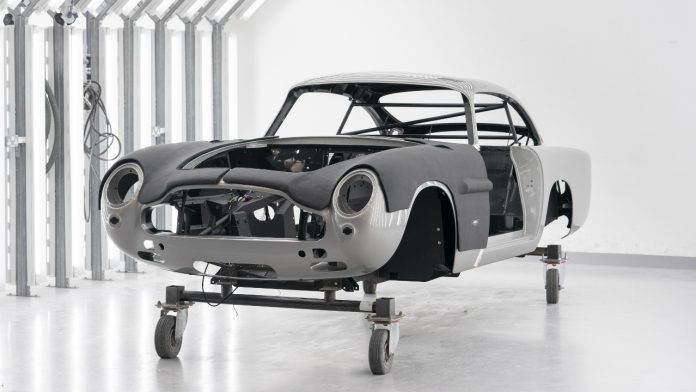 Aston Martin DB5 παραγωγή James Bond