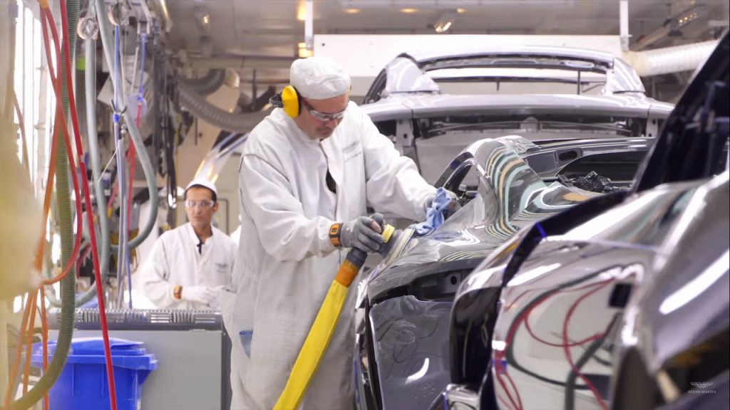 Aston Martin εργοστάσιο κατασκευή