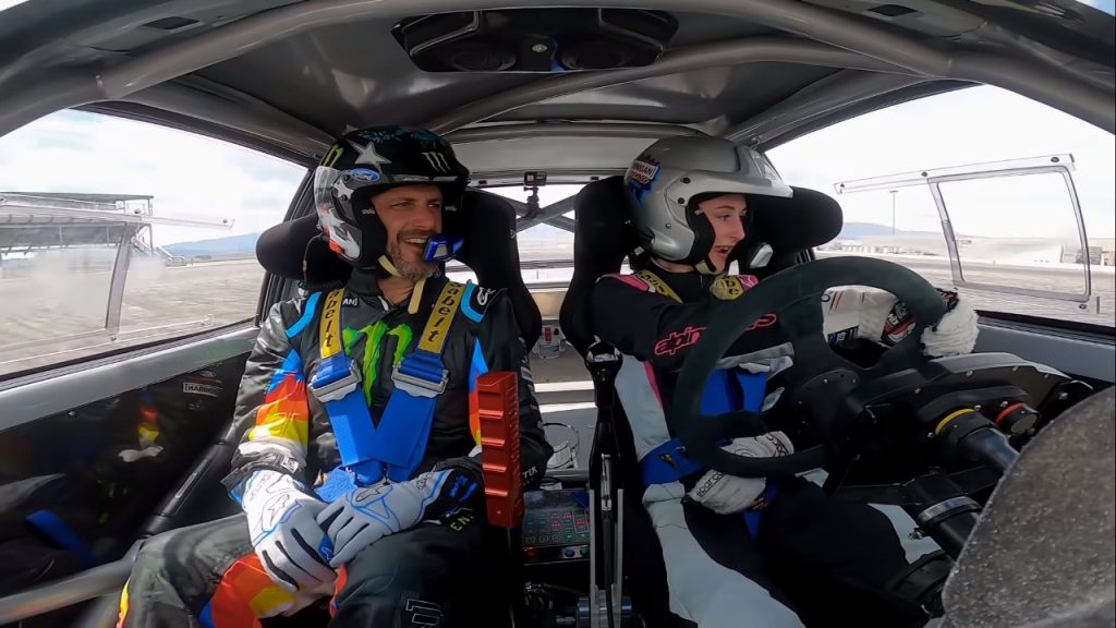 Ken Block drift Lia Block 2020