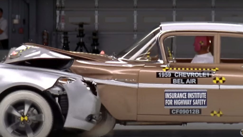 Αυτοκίνητο σύγκρουση crash test IIHS