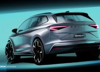 2020 Skoda Enyaq iV σκίτσο