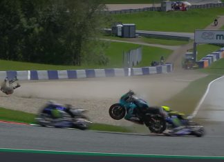 MotoGP Valentino Rossi, Maverick Vinales ατύχημα