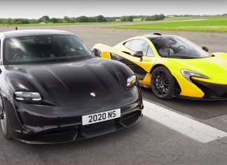 Porsche Taycan vs McLaren P1