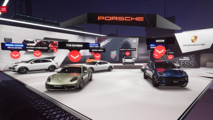 Porsche εικονικό περίπτερο 2020 Πεκίνο
