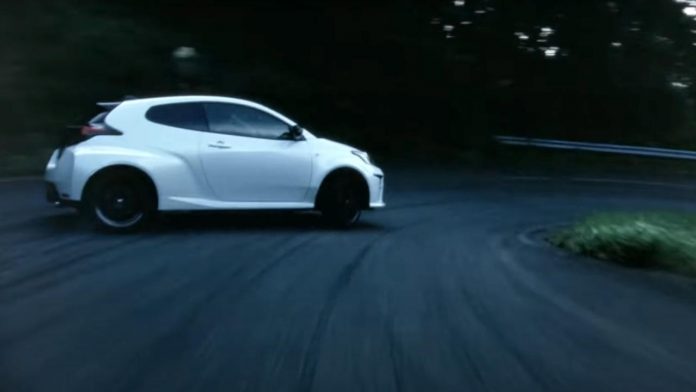 Toyota GR Yaris drift video