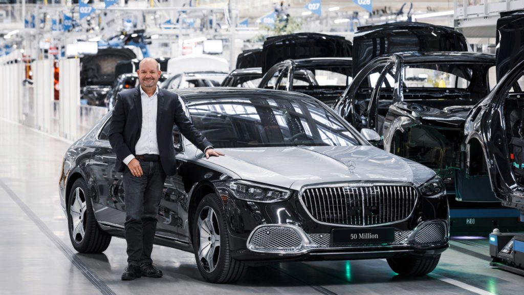 2021 Mercedes παραγωγή ορόσημο 50.000.000