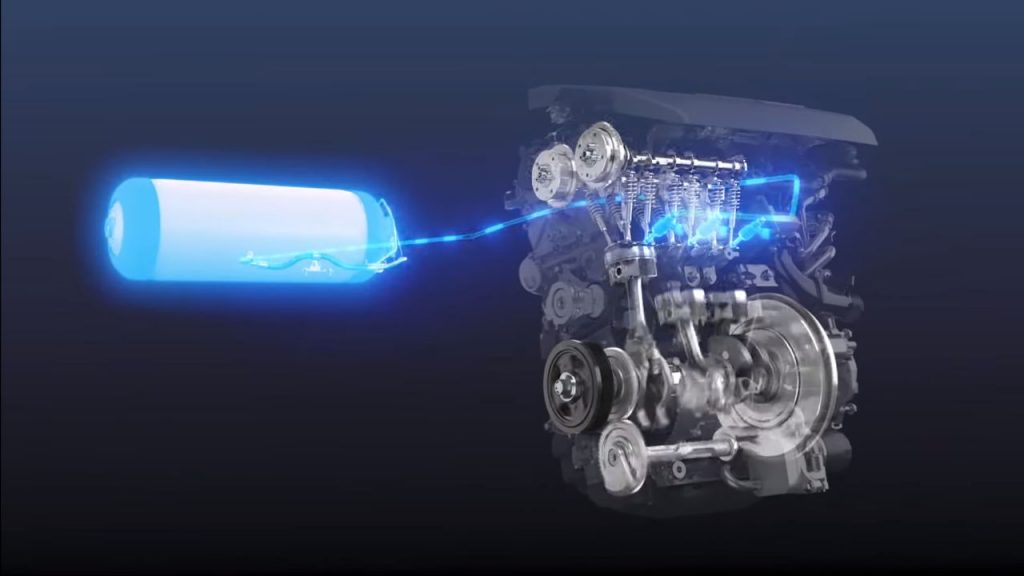 toyota κινητήρας υδρογόνου 2021