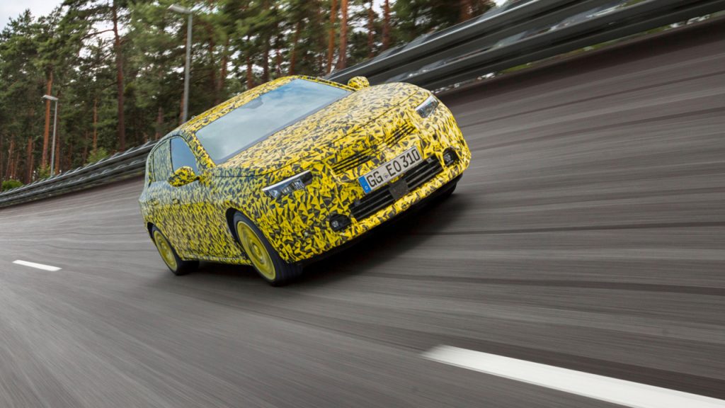 Νέο Opel Astra δοκιμές εξέλιξης