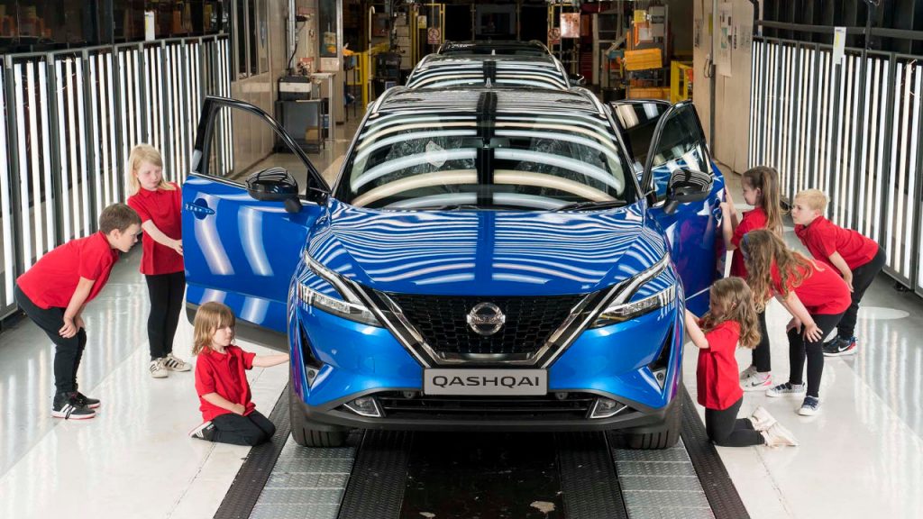 Nissan Qashqai Εργοστάσιο Aunderland παραγωγή