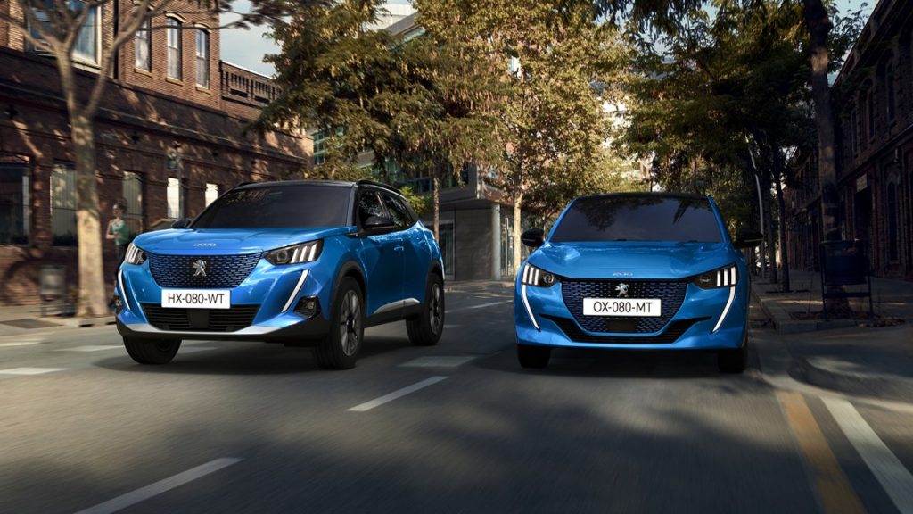 Peugeot e208 και e2008