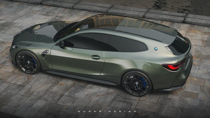 BMW M4 Shooting Brake renderings 2022