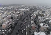 Χιονισμένη Αθήνα