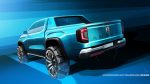 VW Amarok νέα επίσημα σκίτσα 2022
