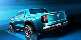 VW Amarok νέα επίσημα σκίτσα 2022