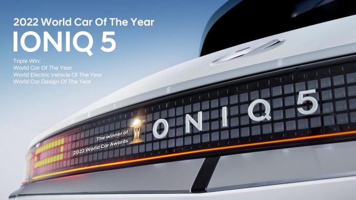 Hyndai Ioniq 2022 Παγκόσμιο Αυτοκίνητο της Χρονιάς 2022