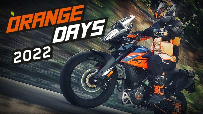 Orange Days 2022 test ride KTM, Husqvarna, Bajaj
