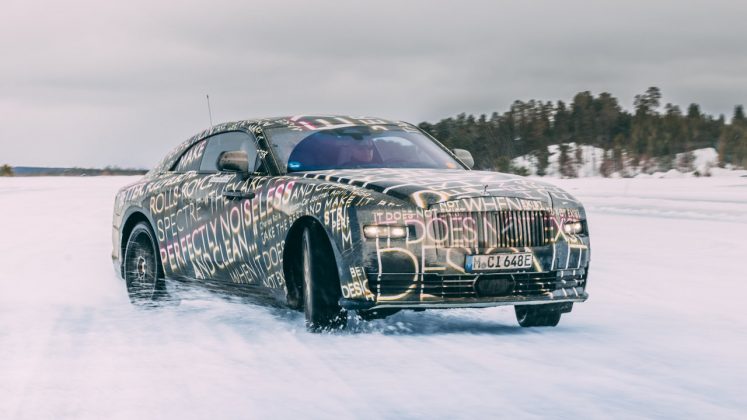 Rolls Royce Spectre δοκιμές 2022