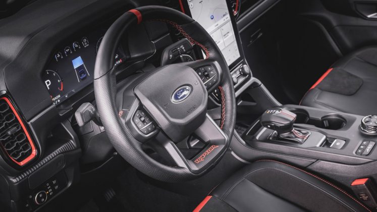 νέο Ford Ranger Raptor εσωτερικό 2022
