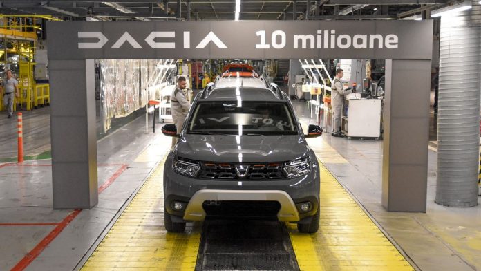 Dacia παραγωγή ορόσημο 2022