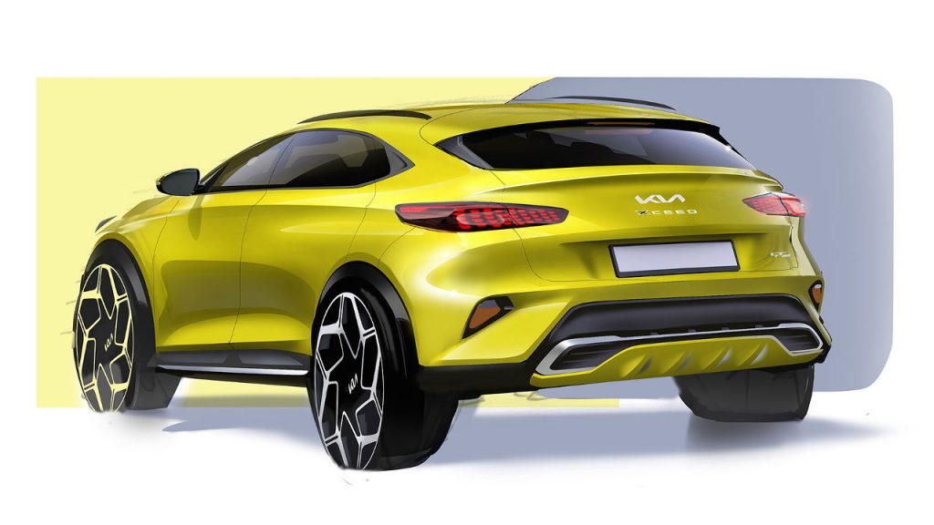 Νέο Kia XCeed πρώτα σκίτσα 2022