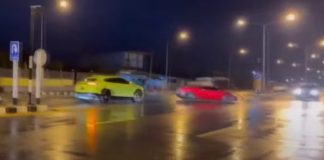 Lamborghini και Toyota Hilux τροχαίο ατύχημα 2022