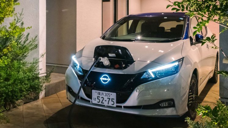 Nissan ηλεκτρικό αυτοκίνητο δίκτυο ηλεκτροδότησης V2X 2023