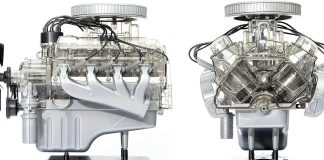 Κινητήρας Ford V8 μινιατούρα με κινούμενα μέρη