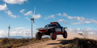 Audi RS Q e-tron δοκιμές για το Dakar