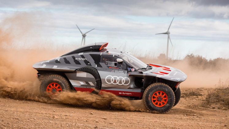 Audi RS Q e-tron δοκιμές για το Dakar