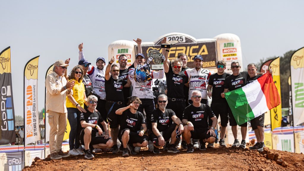 Africa Eco Race 2025 Aprilia νίκη