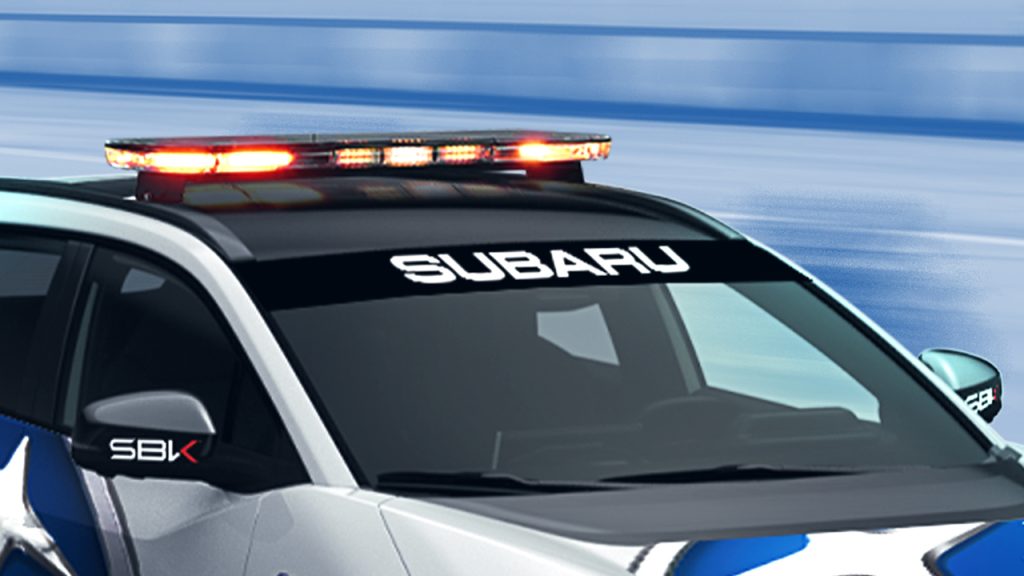 WorldSBK subaru safetycar solterra 2025