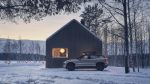 Volvo EX30 Cross Country with Swedish winter cabin 2025