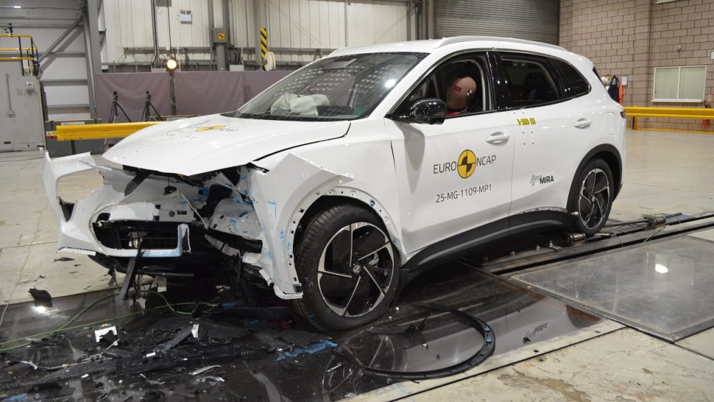 MGZS5 EuroNCAP dokιμές ασφάλειας 2025