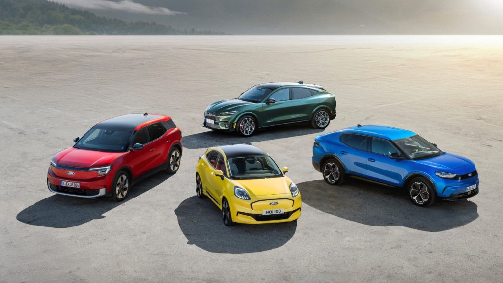 Ford γκάμα ηλεκτρικών 2025
