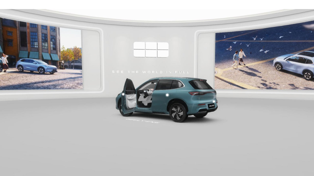 Geely EX5 digital show room Ελλάδα 2025