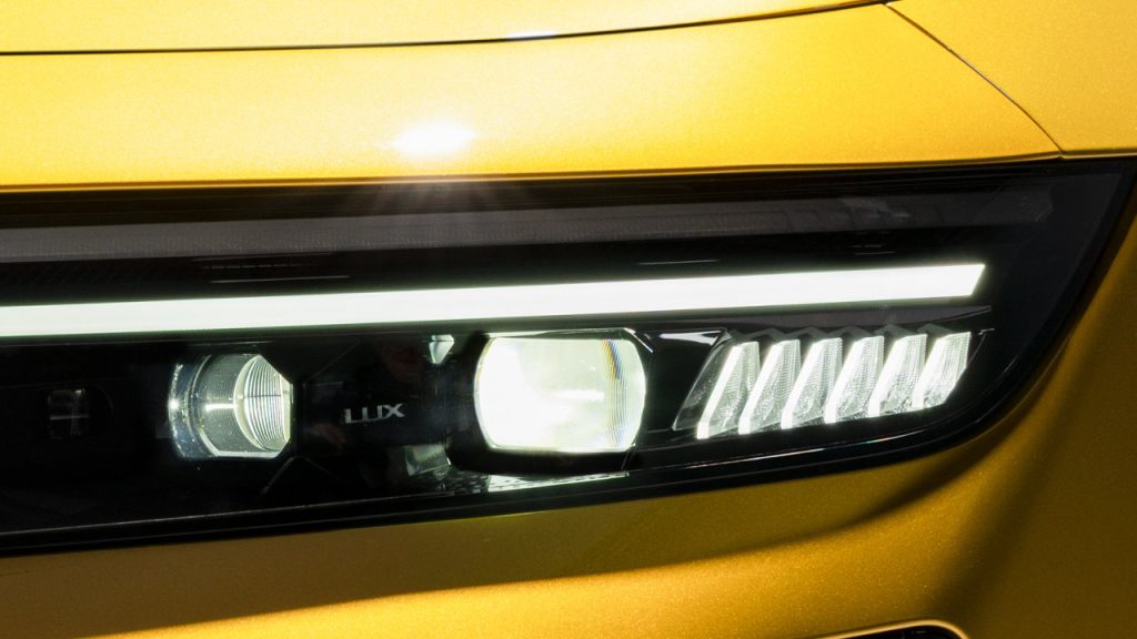 Opel Astra Intelli-Lux HD Light φωτιστικά σώματα τεχνολογία