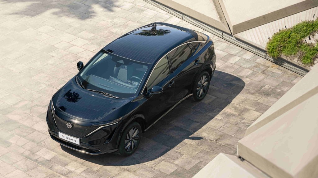 Nissan Ariya φόρτιση μέσω ηλιακής ενέργειας 2026
