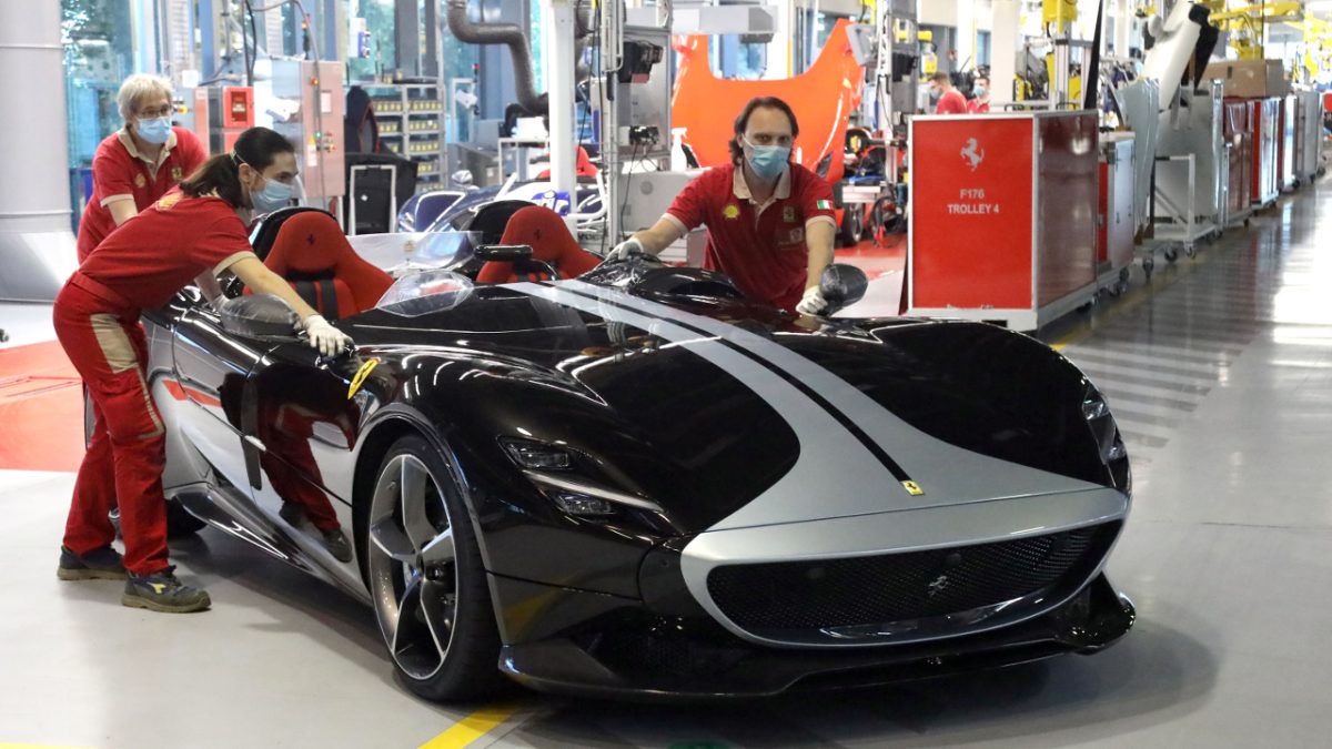 Ferrari Εργοστάσια Κορωνοϊός