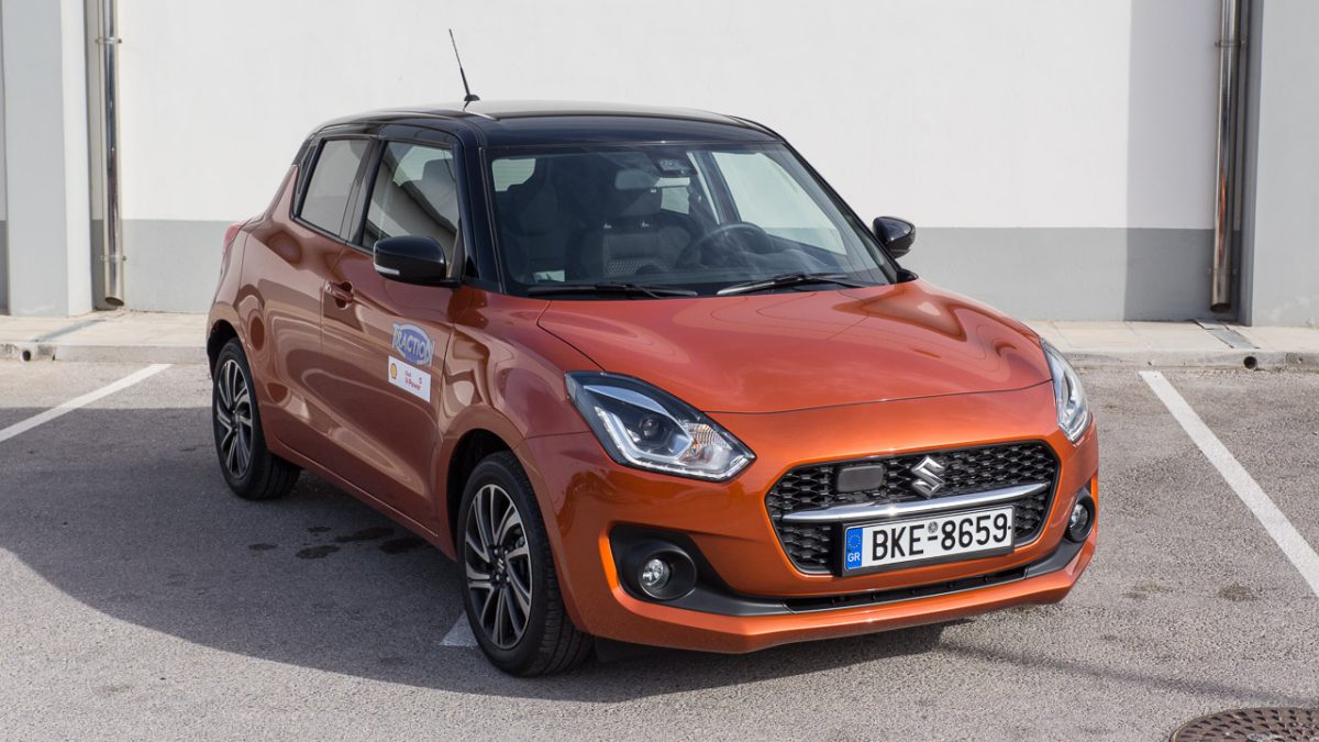 Suzuki Swift Hybrid ανανεωμένο δοκιμή Traction