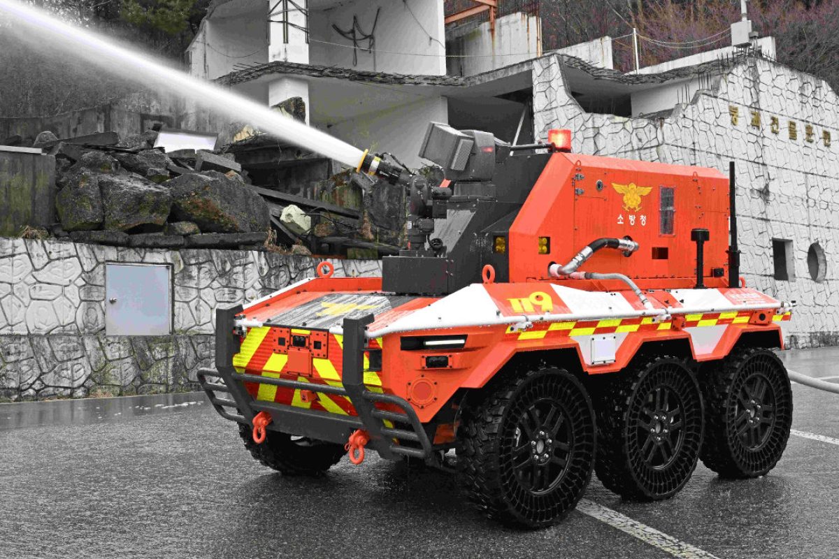 Πυροσβεστικό ρομπότ Hyundai Κορέα 2026