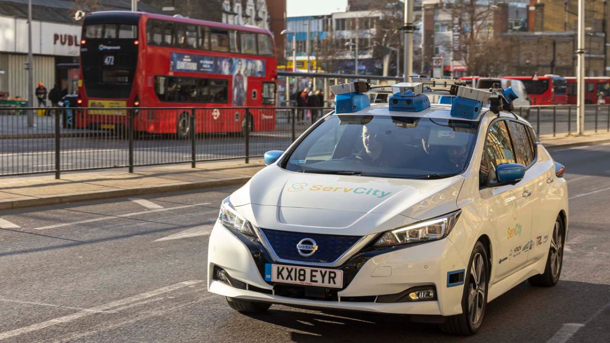 Nissan δοκιμές αυτόνομης οδήγησης Αγγλία 2023