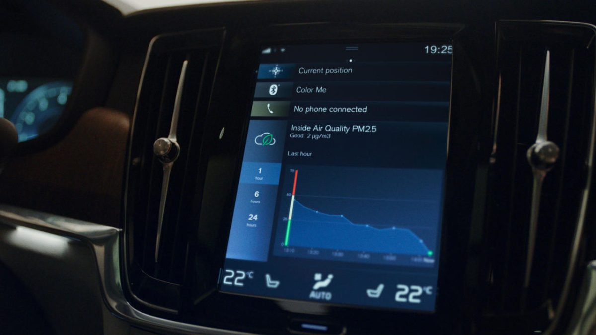 volvo αέρας καθαρός τεχνολογία