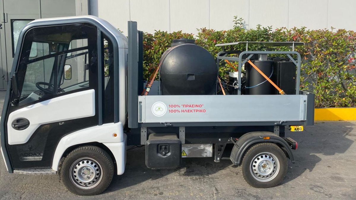 ADDAX ηλεκτρικό πυροσβεστικό δήμος κέρκυρας