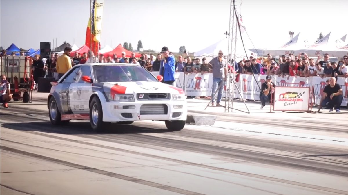 Audi S2 quattro dragster ρεκόρ 2021