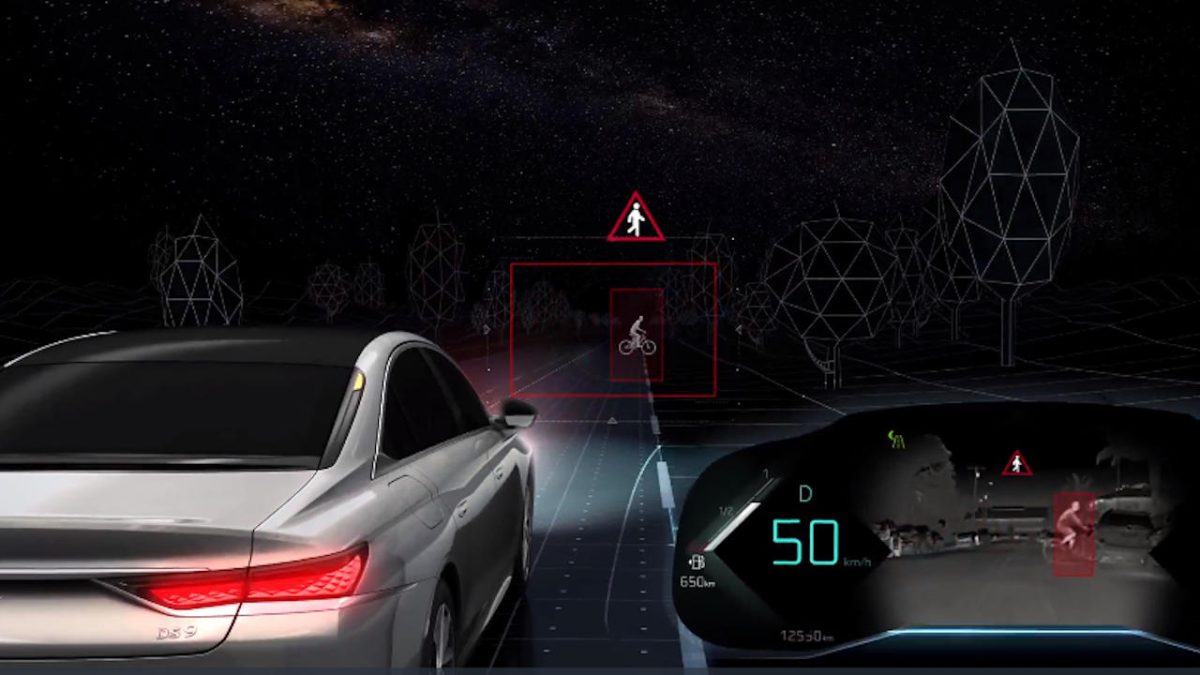 DS Automobiles οδήγηση νύχτα