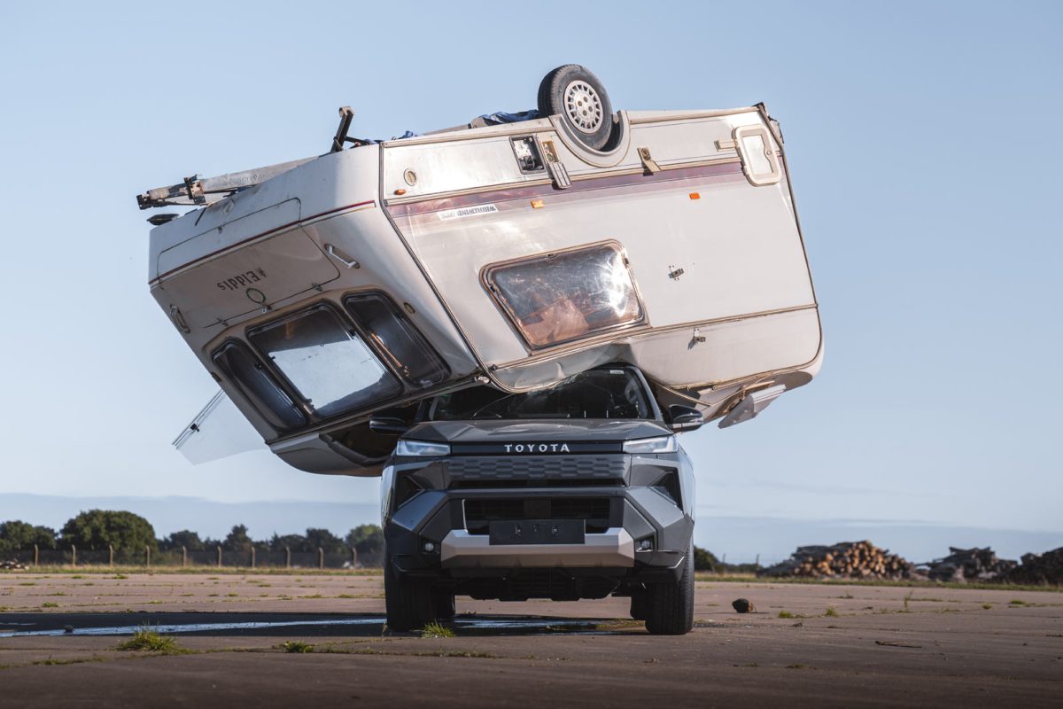 Toyota Hilux EV Crash