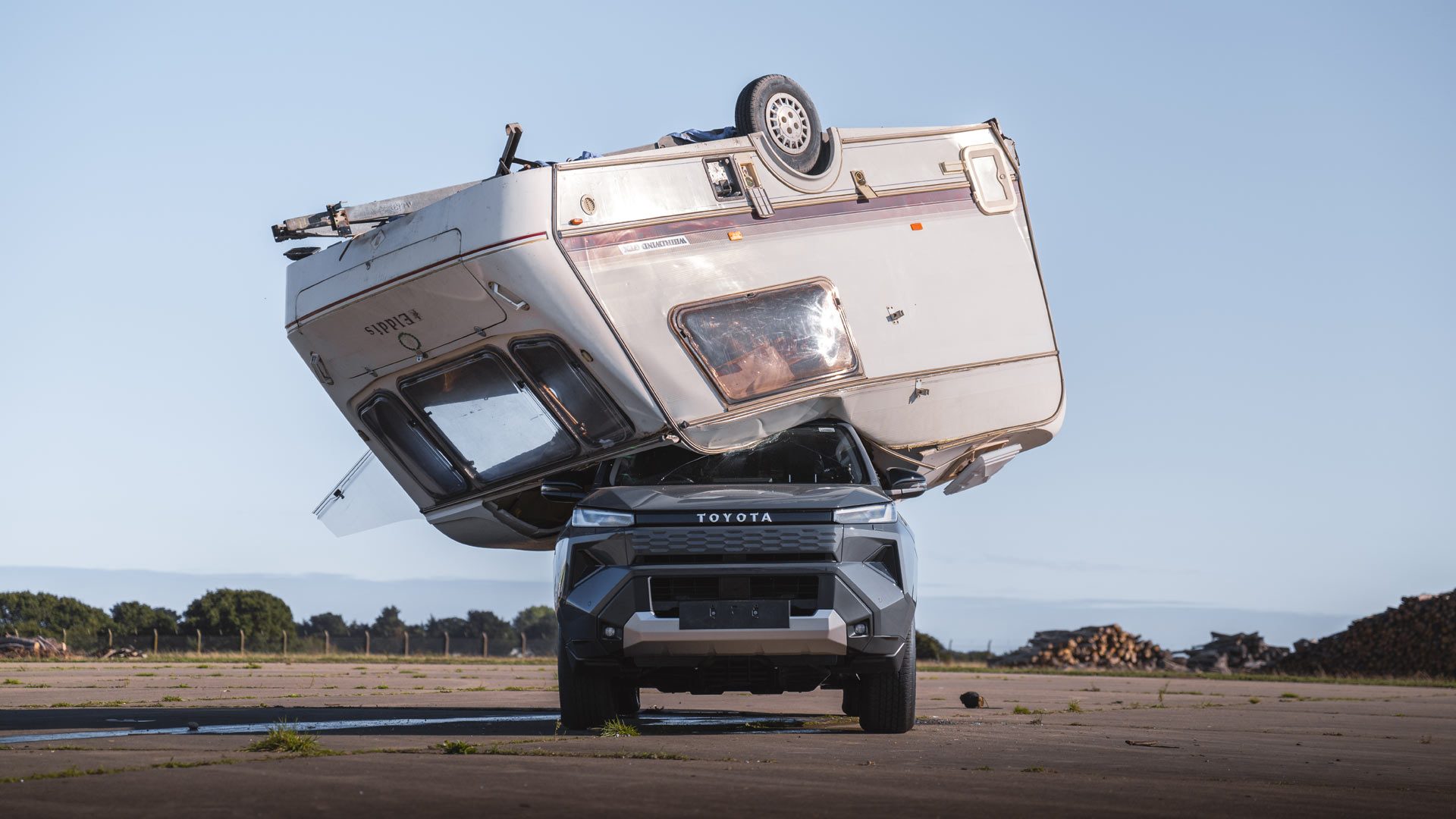 Toyota Hilux EV Crash